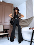 "GRACE LINE VS9006" fabric trousers - black